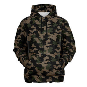 Sudadera con Capucha Unisex de Camuflaje con Estampado 3D, Holgada, Informal, de Manga Larga, de Algodón Pesado y Mezcla de Poliéster - Product Image 1