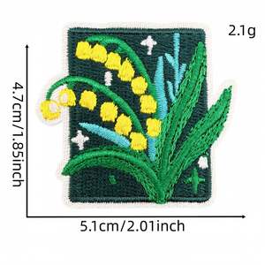 Élégante Broderie Orchidée Thermocollante pour Casquette de Baseball, Chapeau, Sac à Dos, Veste, Vêtements DIY, Vente en Gros - Product Image 1