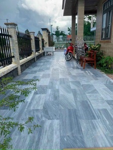 Carrelage en travertin blanc cristallin naturel du Vietnam, poli, imperméable, antidérapant, 12x12, moderne, pour cuisine, piscine, pavage extérieur - Product Image 2