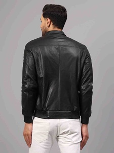Chaqueta de Cuero Genuino Unisex Estilo Motero Clásico Premium Vintage Casual para Invierno - Product Image 2