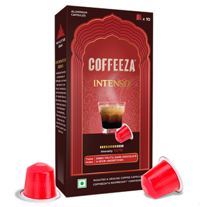 Coffeeza intenso แคปซูลกาแฟคั่วและบดอายุการเก็บรักษา18เดือนเข้ากันได้กับเครื่องผลิตสายดั้งเดิม - Product Image 1