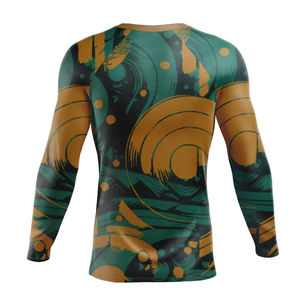 T-shirts de compression à manches longues pour femmes, légers, respirants, écologiques, anti-UV, anti-bactériens, couleur personnalisée - Product Image 2