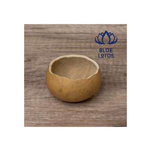Bol en coquille de calebasse écologique, très demandé |   Plat en calebasse naturelle durable et rond - Product Image 1