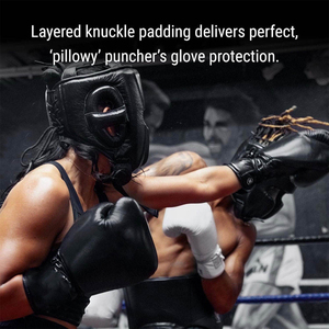 Top Selling Trendy Article Boxing Lace Up <b>Gloves</b> New Leather Made Full Finger Boxing <b>Gloves</b> - Product Image 6