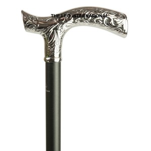 Aluminum Shining Mirror Polished Luxury Walking Stick Standard Designing New Arrival Decorative Walking Stick for <b>Top</b> Selling - Product Image 1