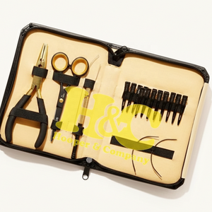 Wholesale HOOPER COMPANY Commercial Use <b>Mini</b> Hair Extension Tools Kit Functional <b>Pliers</b> Micro Bead Stainless Steel Customized - Product Image 1