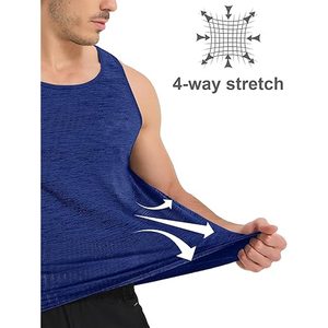 Latest Design Custom Size Tank Top For Men High Manufacturer Low Price Men Tank Top - Product Image 5