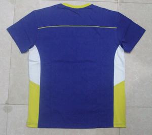 เสื้อยืดคอกลมแขนสั้นสำหรับผู้ชาย, เสื้อเจอร์ซีย์ผ้าฝ้ายแห้งเร็วระบายอากาศได้ดีดีไซน์ตัดกันเสื้อเจอร์ซีย์เดี่ยวขนาดใหญ่พิเศษ - Product Image 2