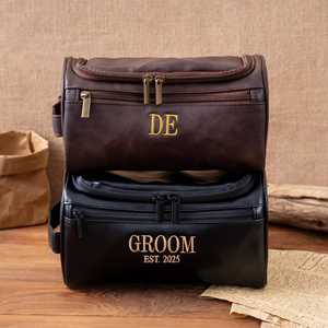 Personalized Travel Luggage Tags Genuine Leather Bag Tags Privacy Cover Suitcase <b>Name</b> <b>Labels</b> Custom Set TYG-0161 - Product Image 4