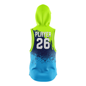 Jersey Personalizado sin Mangas con Capucha para Fútbol Americano 7v7, Estampado de León Rojo y Dorado, Sublimado, de Secado Rápido, Unisex, para Adultos, Ropa de Equipo 7v7 - Product Image 6