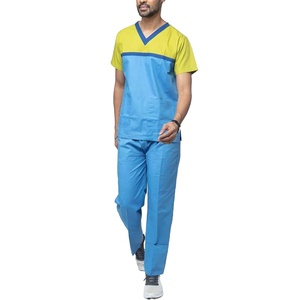Uniforme Médico Elástico de Lona Ecológico Unisex para Farmacias, Médicos y Salones de Belleza, Modelo Nuevo Más Vendido, HI-W3514 Pakistán - Product Image 1