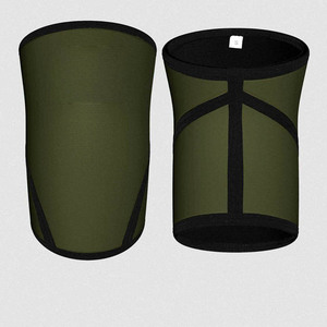 Fighter Bro Red Neoprene Foam PU Leather <b>Knee</b> Pads <b>High</b> Elasticity Protective Padding for Fitness Exercise All Seasons Model 004 - Product Image 1
