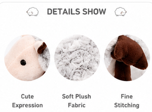 Armadillo Dog <b>Plush</b> Toy Soft Stuffed Animal Modern Cotton <b>Large</b> Chew Toy Squeaky Puppy Custom OEM Wholesale - Product Image 3