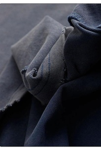 Camiseta con logo personalizado, lavada al ácido, para hombre, estilo desgastado, de tela gruesa, extragrande, de algodón jersey, para hombre, AI-TS-25 - Product Image 6