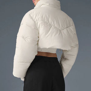 Vestes matelassées légères coupe-vent pour femmes 2023, vestes rembourrées en duvet, vestes matelassées personnalisées, vestes matelassées courtes et amples pour l'hiver - Product Image 6