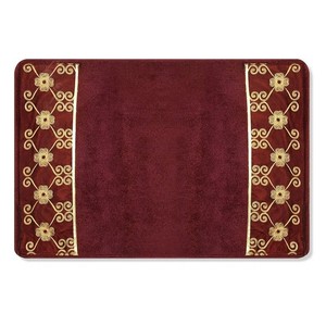 Tapis de bain jetables de luxe en coton éponge à motif uni, fabriqués à la machine, écologiques, lavables, avec des designs personnalisés - Product Image 1
