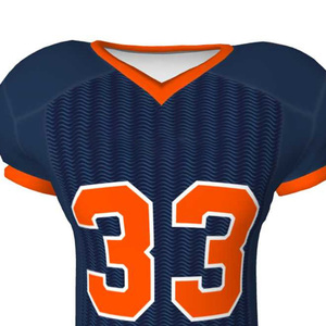 Maillot de football personnalisé imprimé, anti-transpiration, pour jeunes et adultes, sublimé, pour équipe de football américain, à vendre - Product Image 4