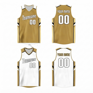 Maillot de basket-ball pour homme de qualité supérieure, personnalisé et sublimé, 100% polyester, tissu en maille, numéros d'équipe, uniforme respirant, séchage rapide - Product Image 1