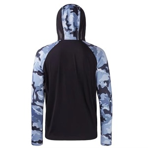 Sudadera con Capucha para Pesca, Diseño Nuevo, Cierre con Bolsillos, Diseño OEM, Ligera, Manga Larga, Secado Rápido, 100% Poliéster, UPF 50 - Product Image 4