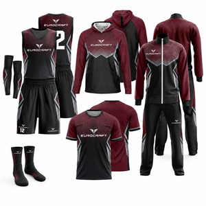 Uniforme de Baloncesto Personalizado para Hombre, Sublimación, Tela de Malla Transpirable, Cuello con Capucha, Nombre del Equipo Personalizado, Todas las Temporadas - Product Image 4