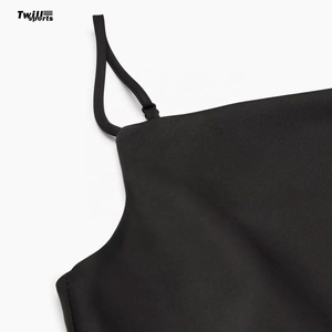 Débardeur d'été personnalisé de haute qualité pour femme, 100 % fibre de bambou, noir, sans manches, tube, camisole sans couture, respirant, séchage rapide - Product Image 5