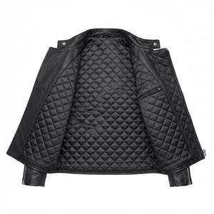 Chaqueta Safari para Hombre, Talla Grande, con Solapa Grande, Tejido de PU, Cierre de Cremallera, Casual, Impermeable, para Otoño, Servicio OEM - Product Image 2