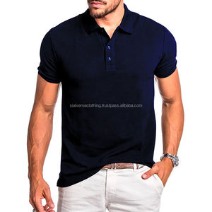 Chemises pour hommes à boutons, coupe ajustée, col à revers, pull-over décontracté, uni, rouge clair, manches courtes, respirant, tricoté, pour l'été - Product Image 3