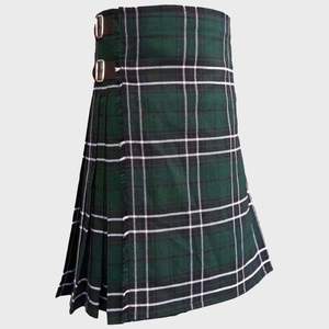 Kilt escocés Highland Titles Tartan con hebillas resistentes al óxido y correas de cuero ajustables - Product Image 2