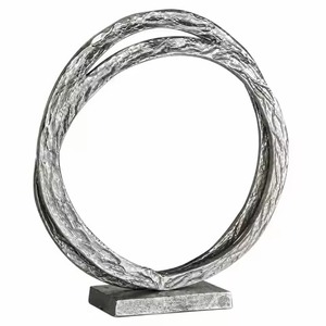 Sculptures en métal d'art contemporain, statue décorative élégante pour la maison, le bureau, le hall d'hôtel, le jardin, décoration intérieure - Product Image 2