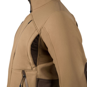 OEM Custom <b>Mens</b> Coyote Tan Softshell <b>Jacket</b> Thermal Fleece Lined <b>Field</b> Coat Outdoor Tactical Hunting Apparel - Product Image 2