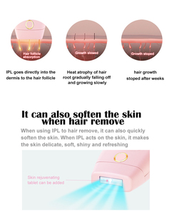 Appareil d'épilation IPL portable, indolore, pour usage domestique, avec manuel d'utilisation en anglais - Product Image 6