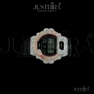 Montre-bracelet en diamant pour homme ou femme, diamant Moissanite VVS de qualité supérieure, montre G-Sh0ck, style HipHop, au meilleur prix. - Product Image 2