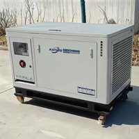 Groupes électrogènes à essence étanches 5kVA 6kVA 8kVA 10kVA 12kVA 20kVA, monophasés/triphasés, au gaz/biogaz/essence, pour alimentation de secours d'urgence