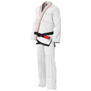 Uniforme de Entrenamiento Unisex de Alta Calidad con Logotipo Personalizado, Uniforme de BJJ de Color Sólido, 100% Algodón, Ligero y Transpirable, en Venta - Product Image 2