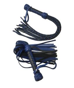Fouet en cuir souple pour l'équitation, équipement d'entraînement équestre, poignée réglable et durable - Product Image 1