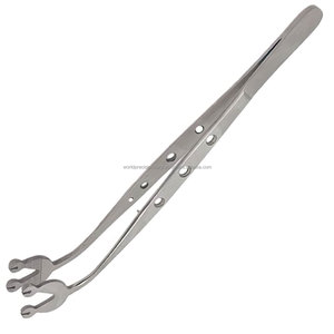 Pinzas de Sutura de Acero Inoxidable con Punta de Un Solo Orificio y Doble Orificio, Pinzas Quirúrgicas Dentales para Coser Tejidos, Microcirugía de Precisión - Product Image 4