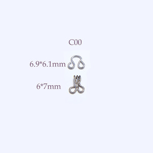 6.9mm Sewing <b>Hook</b> and Eye for Sewing Craft - Product Image 1