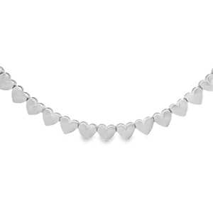 Heart Shape <b>Choker</b> Necklaces 10K 14K 18K Solid Gold Solitaire Everyday Wear Chain Length 40cm Layering Fine Jewelry Manufacturer - Product Image 3