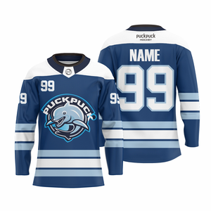 Wholesale Custom <b>Long</b> Sleeves Fleece Ice Hockey Hoodie Jersey Polyester Fabric Sublimation Ice Hoodies Hockey Uniform 280g - Product Image 4