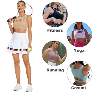 Soutien-gorge de sport élégant pour femme, conçu avec un tissu doux et respirant, bande élastique de maintien, ajustement sans couture et design confortable pour l'entraînement. - Product Image 2
