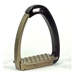 อุปกรณ์ขี่ม้าสำหรับสัตวแพทย์ คู่อุปกรณ์ยึดเท้าม้าสแตนเลสแบบเวนิส ดีไซน์กันลื่น ป้องกันข้อเท้าขั้นสูง ทนทาน - Product Image 3