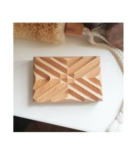 Portable Eco-Friendly Natural wood <b>Soap</b> <b>Holder</b> Bathroom Product Natural Color With Customized Logo & Design - Product Image 1