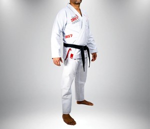 <b>Professional</b> Martial Arts Training BJJ Gi 50% Cotton 50% Polyester Stretch <b>Light</b> Weight Durable Uniform - Product Image 3