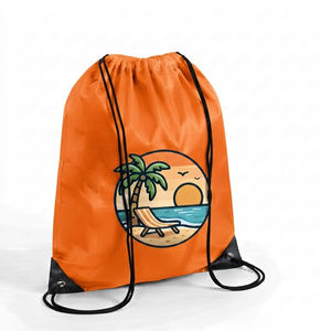 New Arrival Canvas Fabric Eco-Friendly Large Capacity Unisex <b>Drawstring</b> <b>Backpack</b> Custom Logo Wholesale Rate - Product Image 6