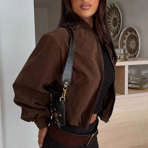 Chaqueta Bomber Gruesa para Mujer, con Bordado, Impermeable y Transpirable, con Tela con Memoria, Impresión y Suministro Personalizados - Product Image 4