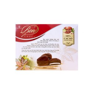 BON COCOA Malvaviscos Cubiertos de Chocolate 336g, Galleta Suave con Relleno Cremoso, Dulce, en Caja/Bolsa, Vietnam OEM QS, Calidad Premium - Product Image 6