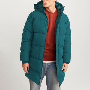 Veste matelassée longue imperméable de haute qualité pour homme, manteau d'hiver chaud réglable, léger et doux, pour l'extérieur, vente en gros - Product Image 2