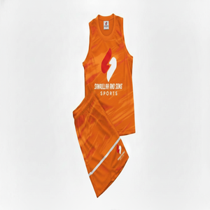 Uniforme de Baloncesto Personalizado para Equipo, Conjunto de Camiseta sin Mangas y Pantalones Cortos, Tejido Transpirable, Ropa Deportiva de Alto Rendimiento - Product Image 1