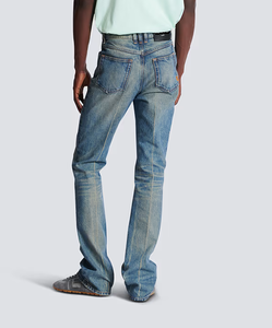 Nuevos Jeans de Moda para Hombre, Estilo Campana, Lavado Vintage, Jeans de Alta Calidad - Product Image 3