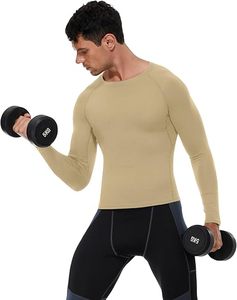 Men's Compression Long Sleeve Performance Shirt Premium Quick Dry Compression Base <b>Layer</b> <b>Top</b> Men's Athletic Compression Training - Product Image 2